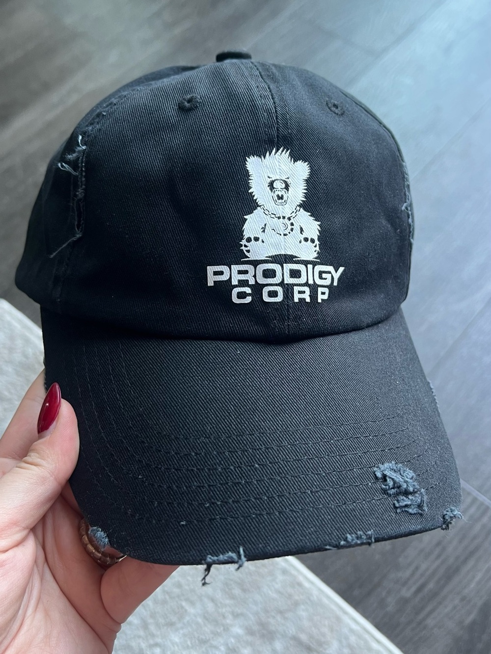 ALIEN EARTH - Prodigy Corp Black Distressed Dad Hat